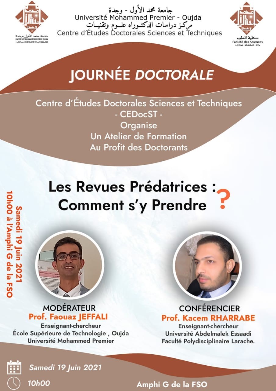 Atelier de formation: Les revues prédatrices : Comment s'y prendre?